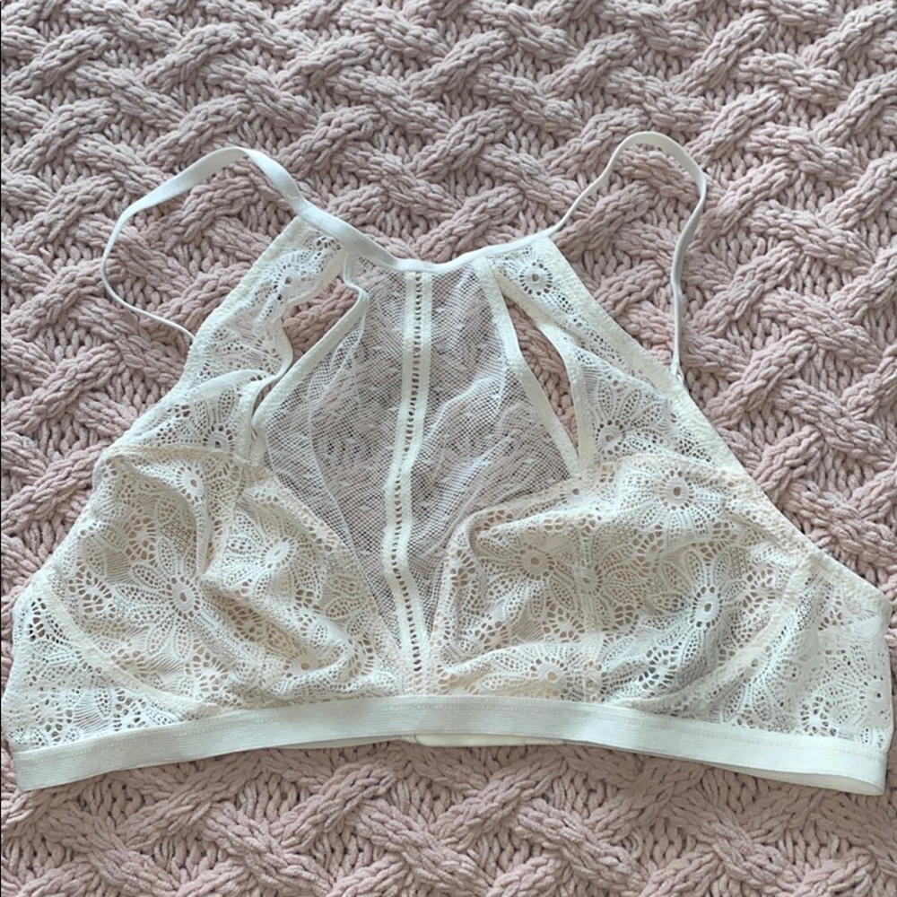 White bralette